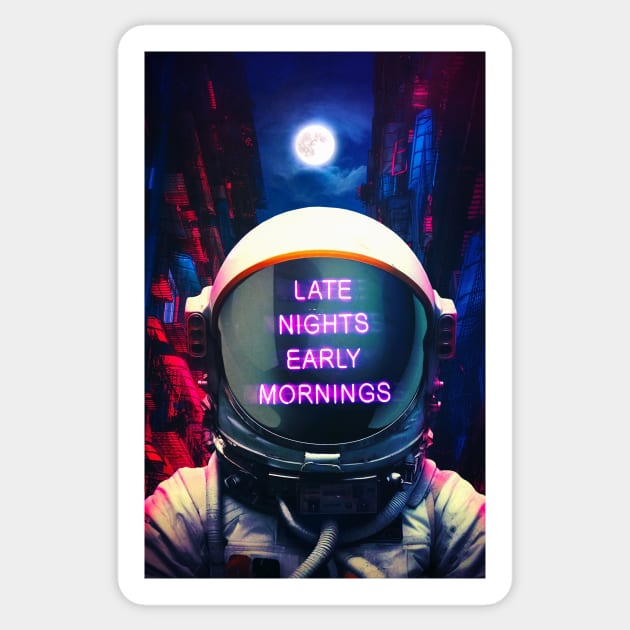 Late Nights Sticker by SeamlessOo